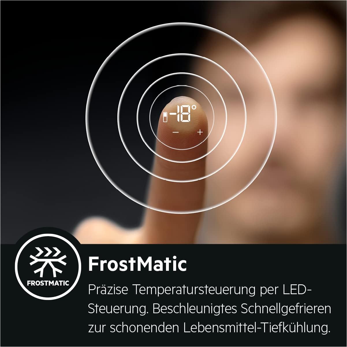 AEG AHB531D1LW Gefriertruhe / 308 L / Effizienzklasse D / LowFrost - weniger Eisbildung / Temperaturalarm / Rollen