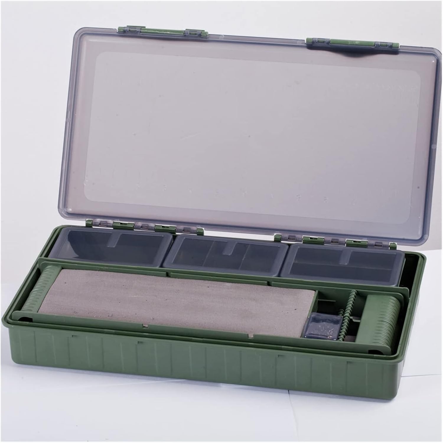 Angelgerätebox-Set, Karpfen-Grobfischgerät, tragbares Köderbox-Set, geeignet for Meeresangeln und Kunstköderangeln