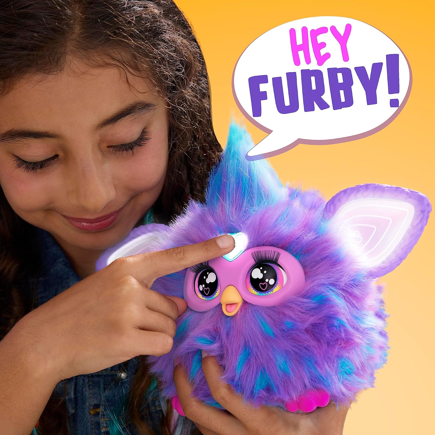 Furby interaktives Plüschspielzeug (lila) - Deutsche Fassung
