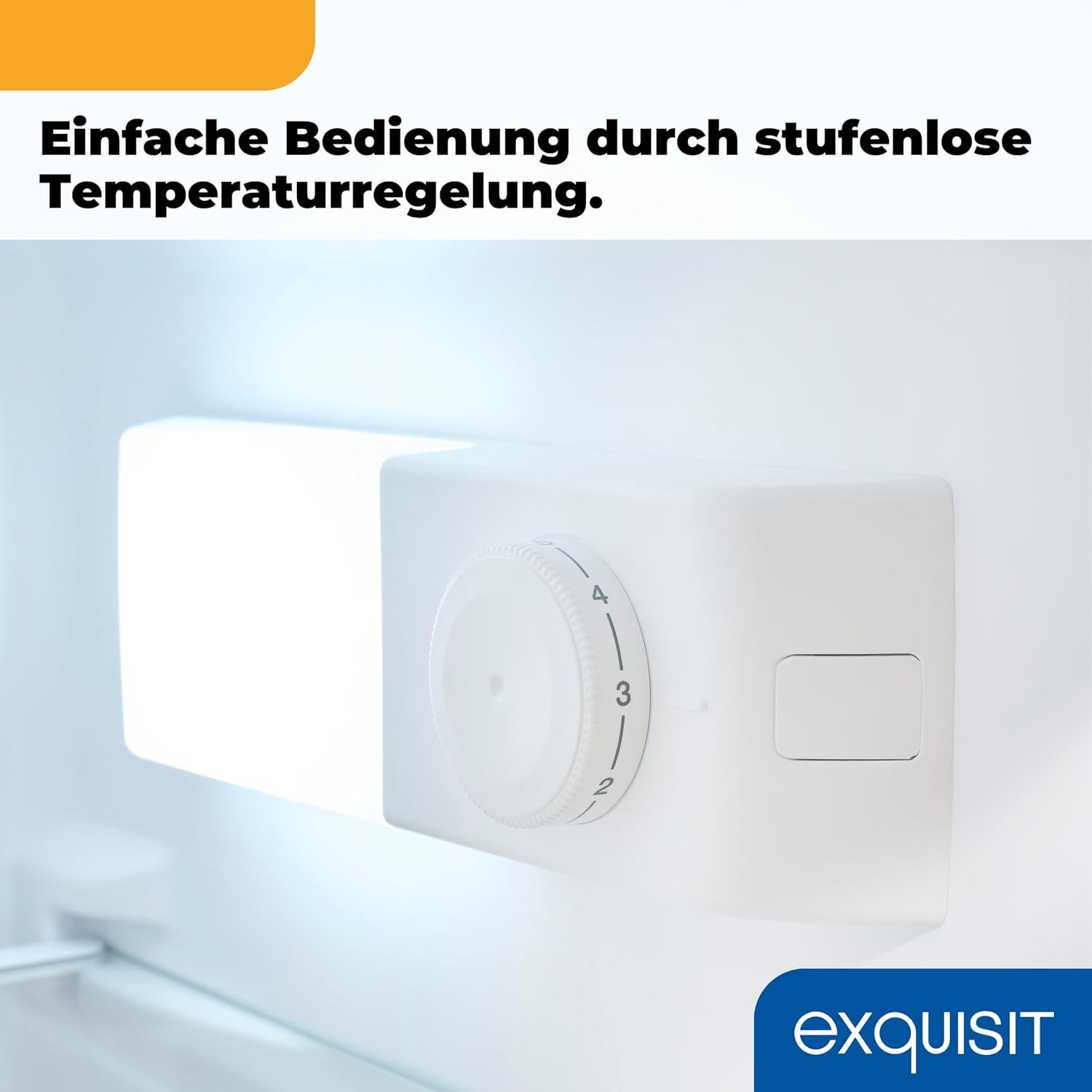 Exquisit Kühl-Gefrierkombination KGC5232, 173 l Nutzinhalt, Energieklasse C, 40 dB, Inoxlook, 4-Sterne-Gefrierfach 52 l, 142,5 x 49,5 x 56,0 cm