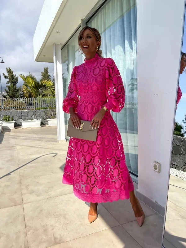 Elegantes Midi-Kleid f��r festliche Anl?sse