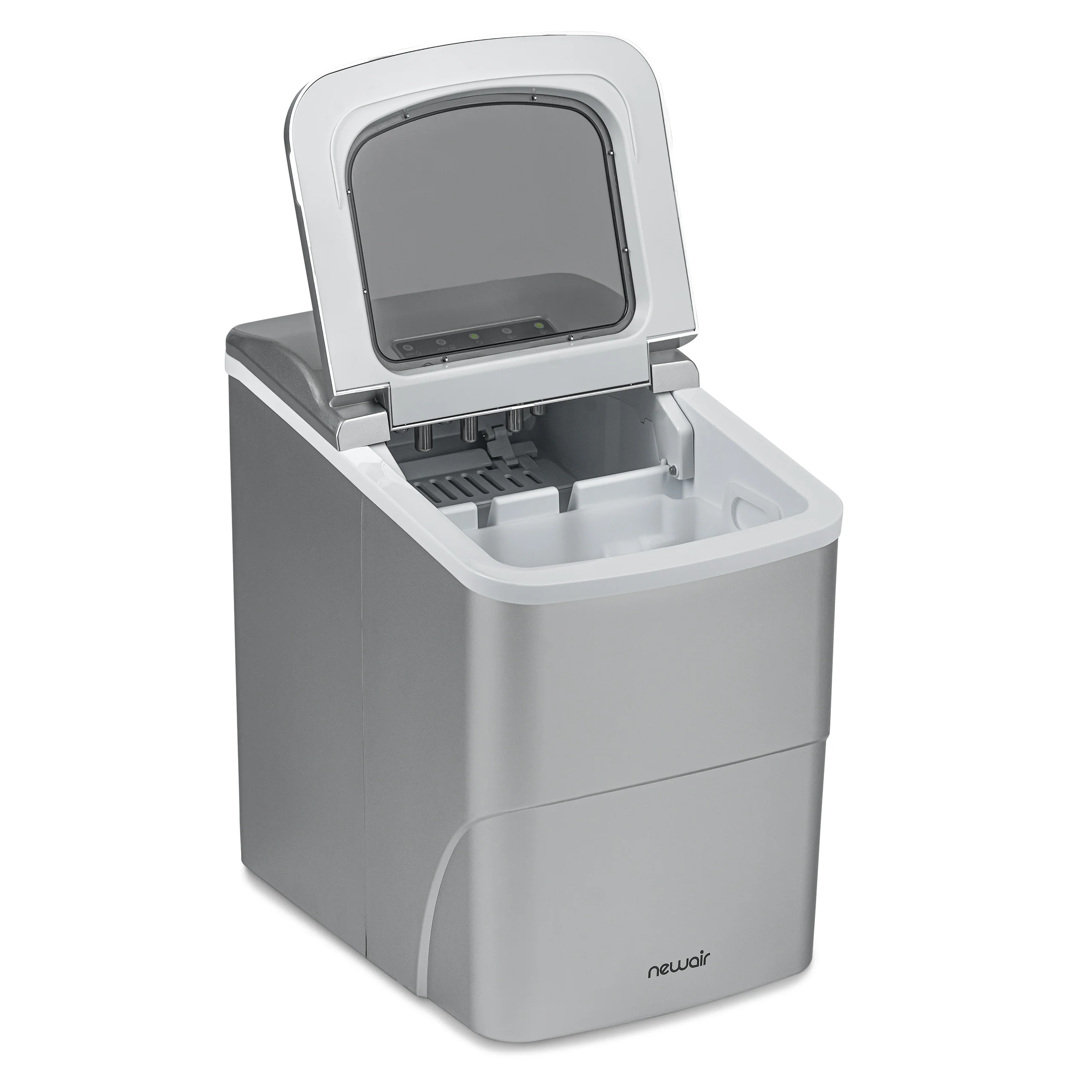2025 Newair? IJsblokjesmachine voor het aanrecht. Bullet Ice, 26 lbs/dag �C Mat Zwart