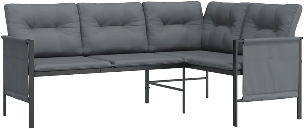 SKM 2-TLG. Garten-Essgruppe Anthrazit Stahl, Weight: 34.8 kg, 3187259