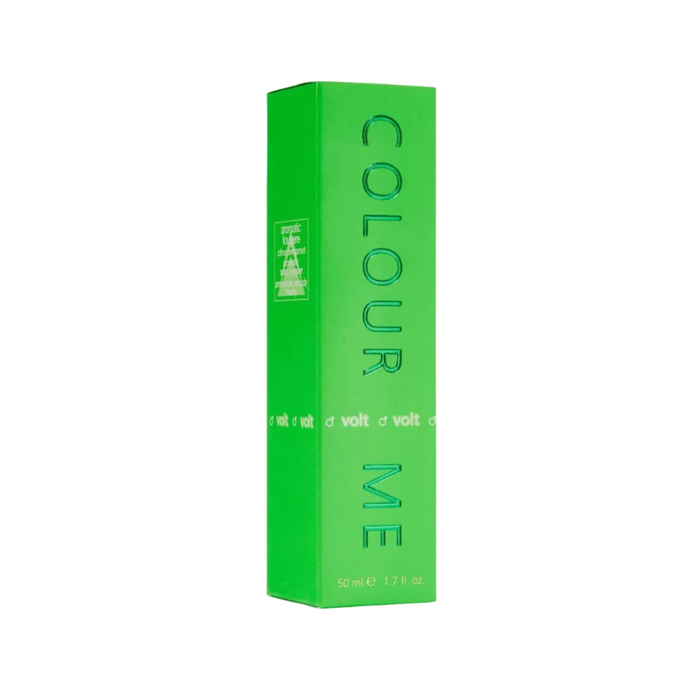 Milton Lloyd Colour Me Volt Eau de Parfum for Men a?? 50ml Long Lasting Fragrance