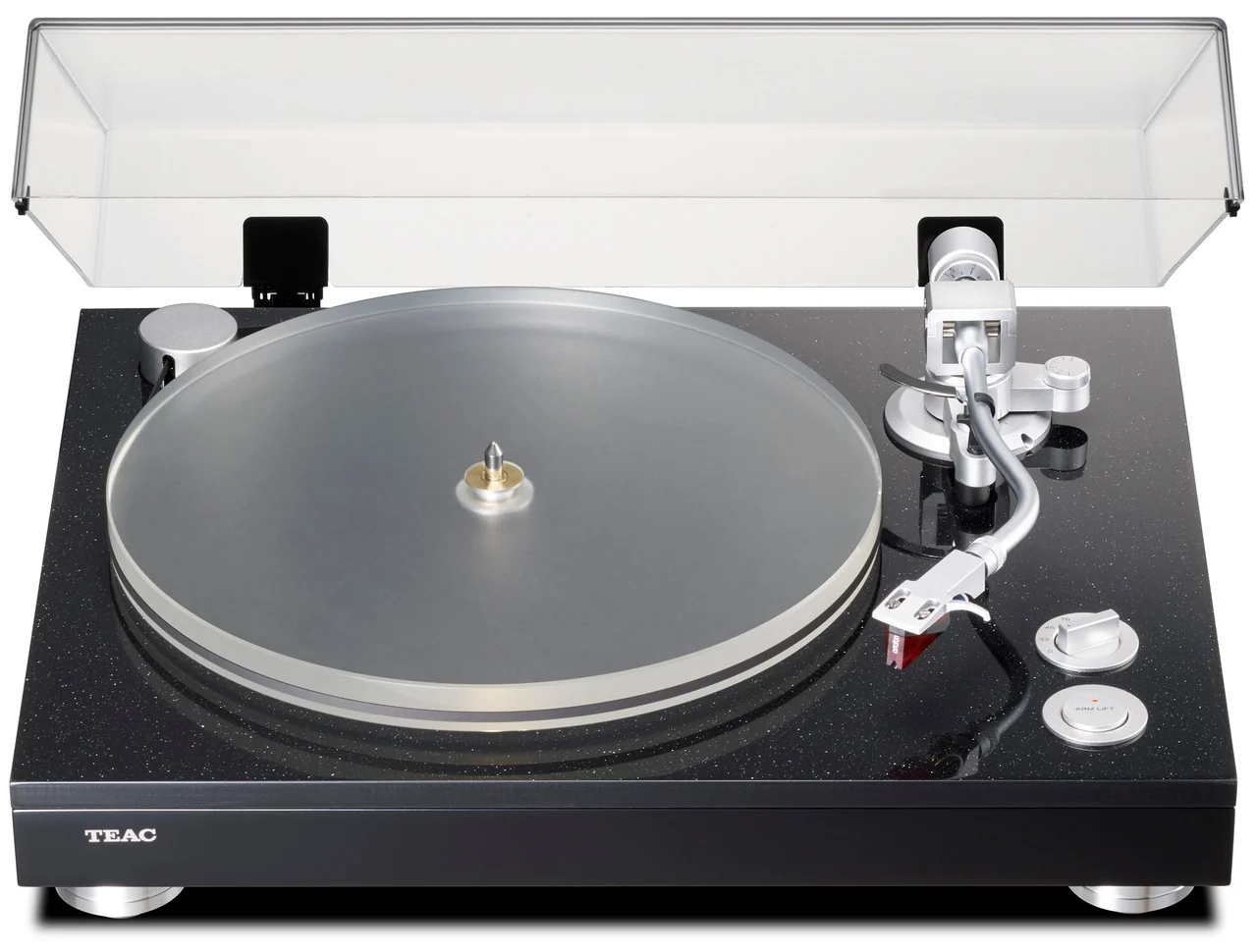 TEAC TN-5BB Belt-Drive Turntable with Ortofon Red MM Cartridge (Black)