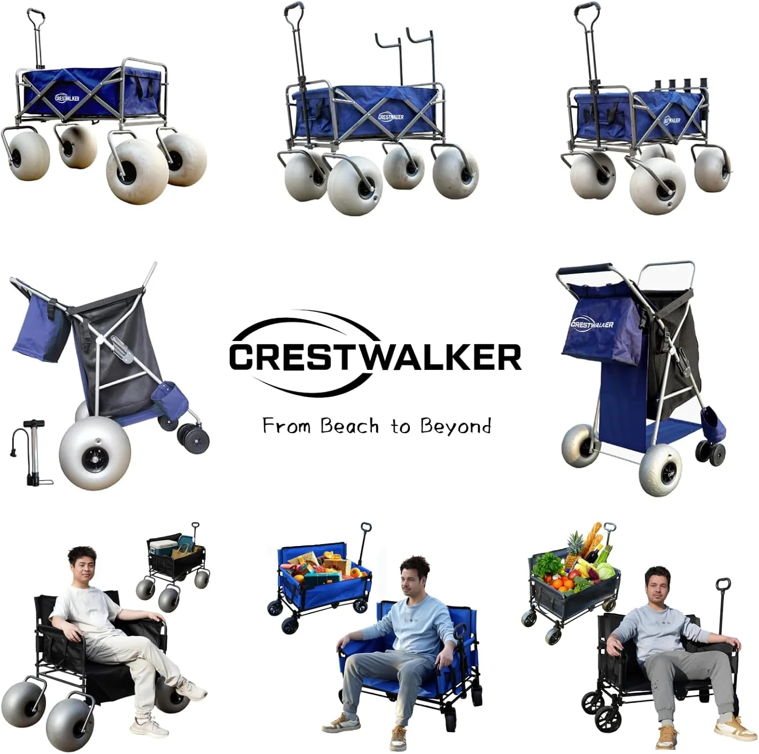 Beach Cart with 13