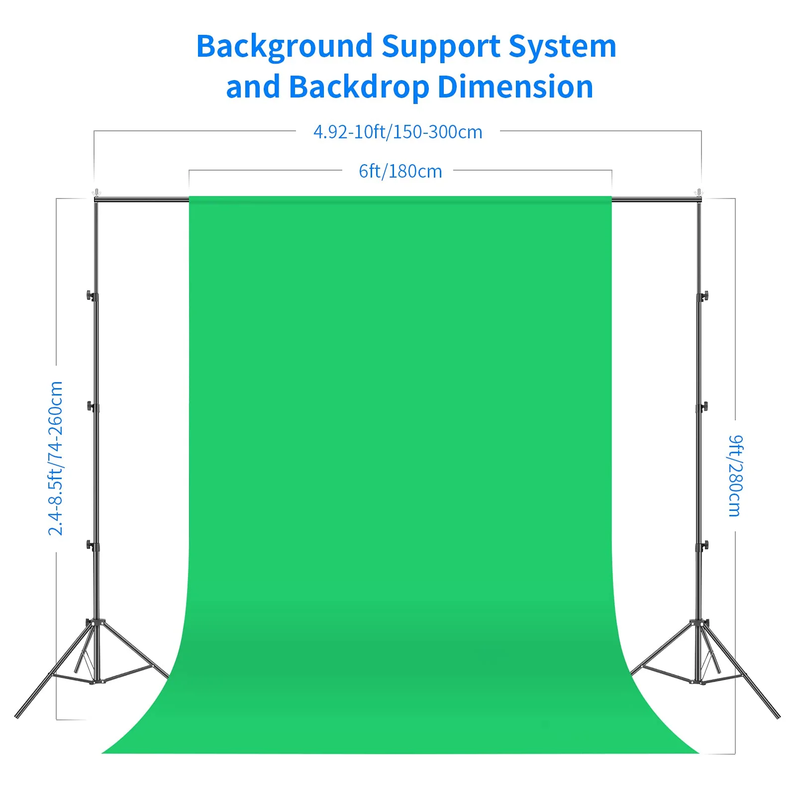 NEEWER Photography Lighting kit with Backdrops