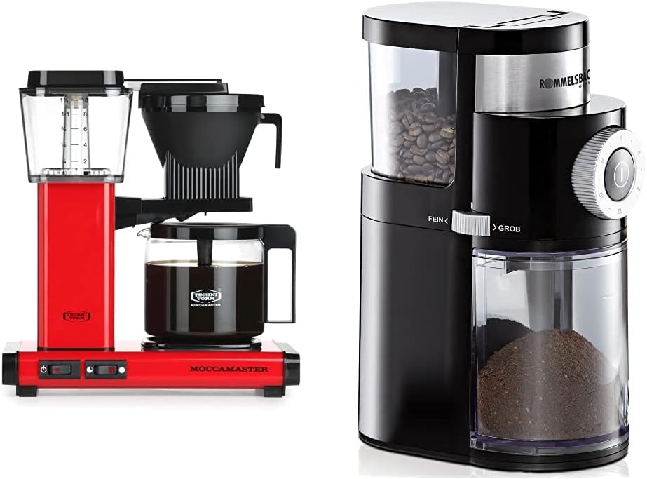 Moccamaster KBG Select, Kaffeemaschine, Retro Kaffeemaschine, Filterkaffee, Off-White, 1.25L
