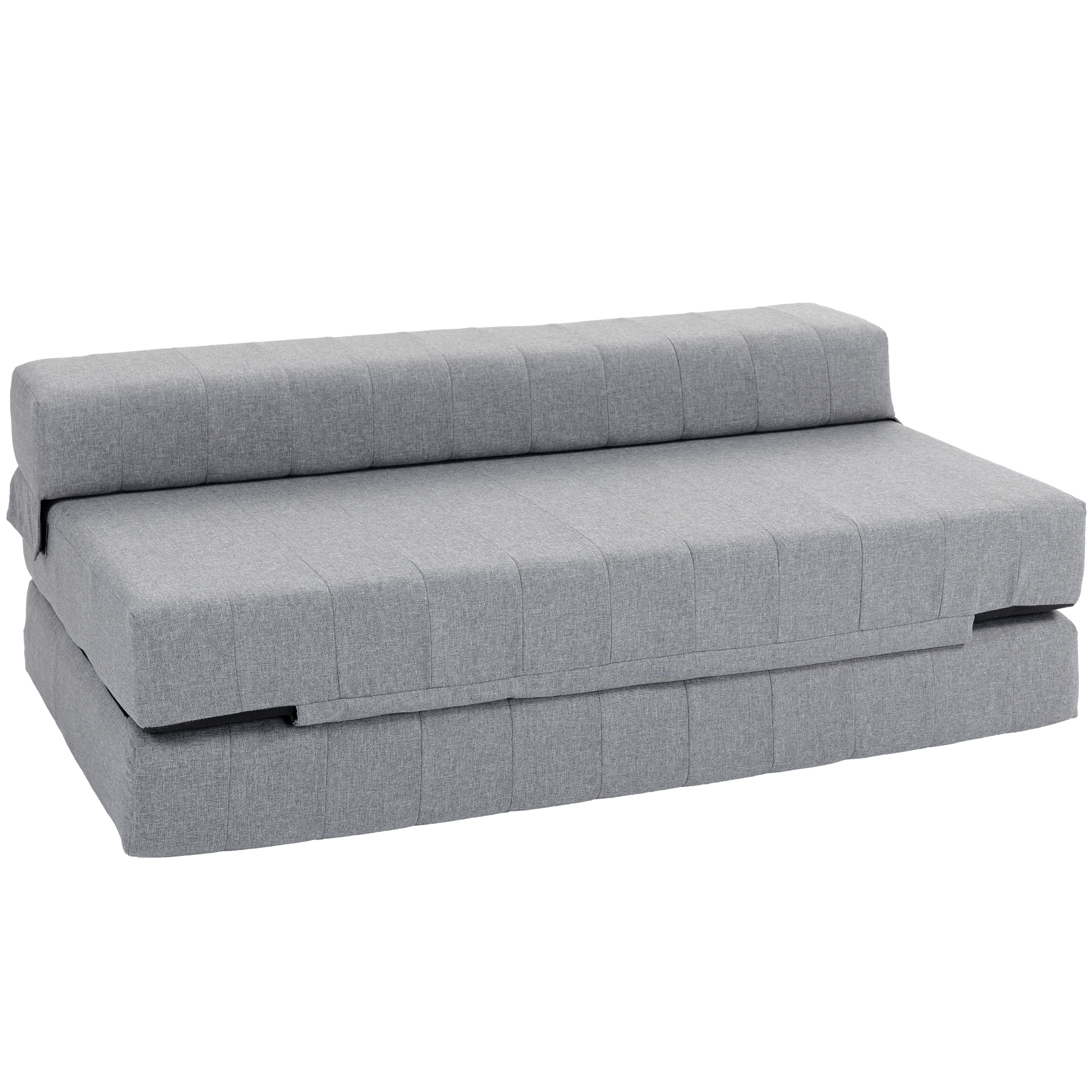 Opvouwbare Gastenbed Stoel, Slaapbank, Opvouwbaar, tot 250 kg, 138x80x50 cm, Grijs