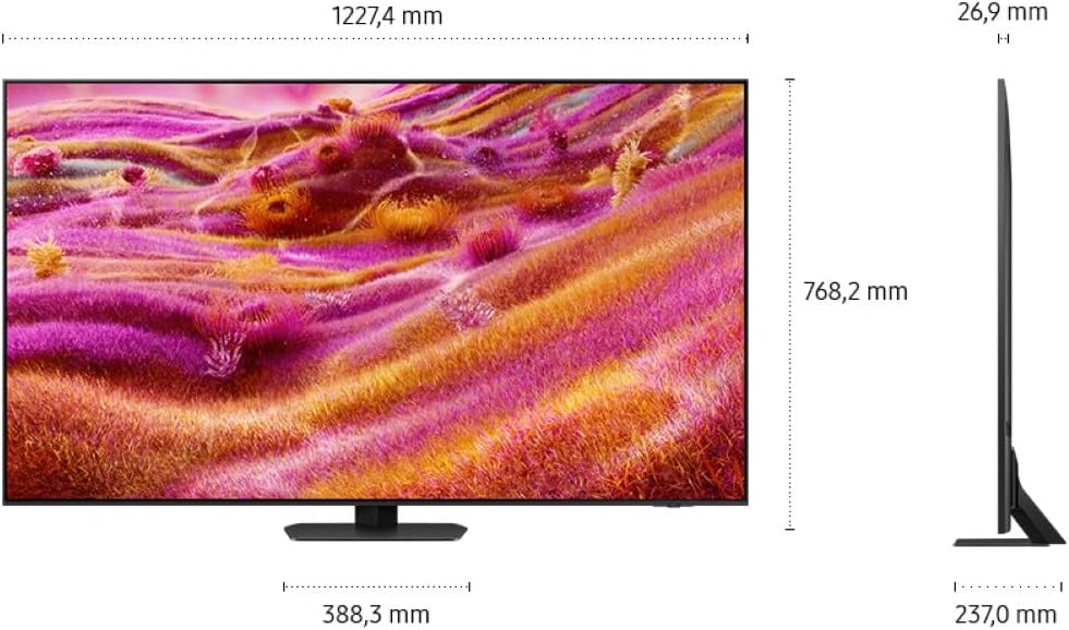 Neo QLED 4K QN90F 55 Zoll (138 cm) Mini LED Fernseher, Antireflexion, NQ4 AI Gen3 Prozessor, Neo Quantum HDR+, 4K Upscaling Pro, Dolby Atmos, Knox Security, AI Smart TV