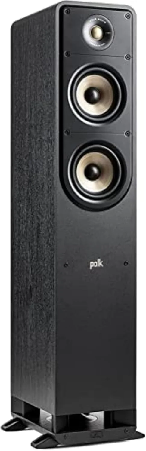 Polk Audio SIGS35CELWT Signature Elite ES35 middenluidspreker, slanke, hogeresolutie middenluidspreker, Hi-Res-gecertificeerd, Dolby Atmos- en DTS:X-compatibel, wit