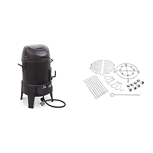 Char-Broil Big Easy TRU-Infrared Smoker Roaster Grill with 22-Piece Turkey Fryer Accessory Kit, Even Cooking, 25 lb Capacity