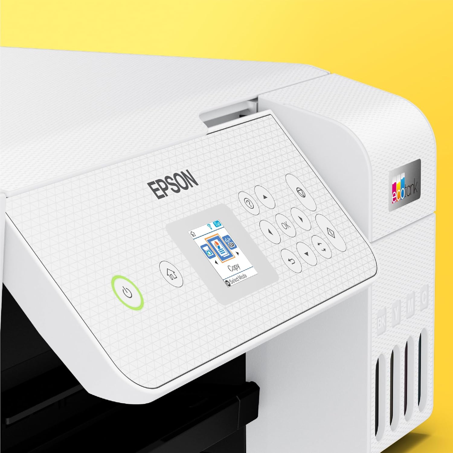 EcoTank ET-2876 Tintentankdrucker für vielbeschäftigte Haushalte WLAN A4 Drucken, Kopieren, Scannen 3.7 cm LCD-Bildschirm inkl. Tinte für bis zu 3 Jahre