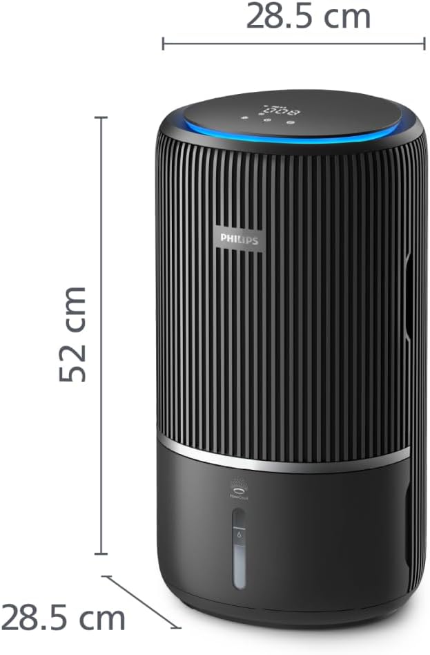 Philips 3400 Serie 2-in-1-Luftreiniger und -Luftbefeuchter, HEPA NanoProtect + Aktivkohlefilter, hygienische Luftbefeuchtung mit 650ml/h, CADR 300m³/h für 78 m² (AC3421/13)
