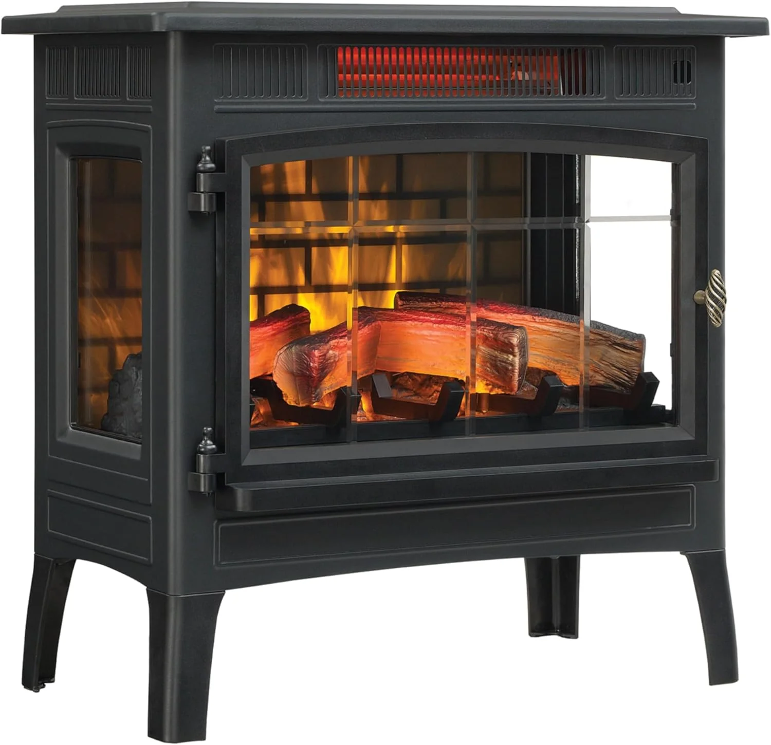 duraflame Freestanding Electric Fireplace Stove Heater with 3D Flame Effect