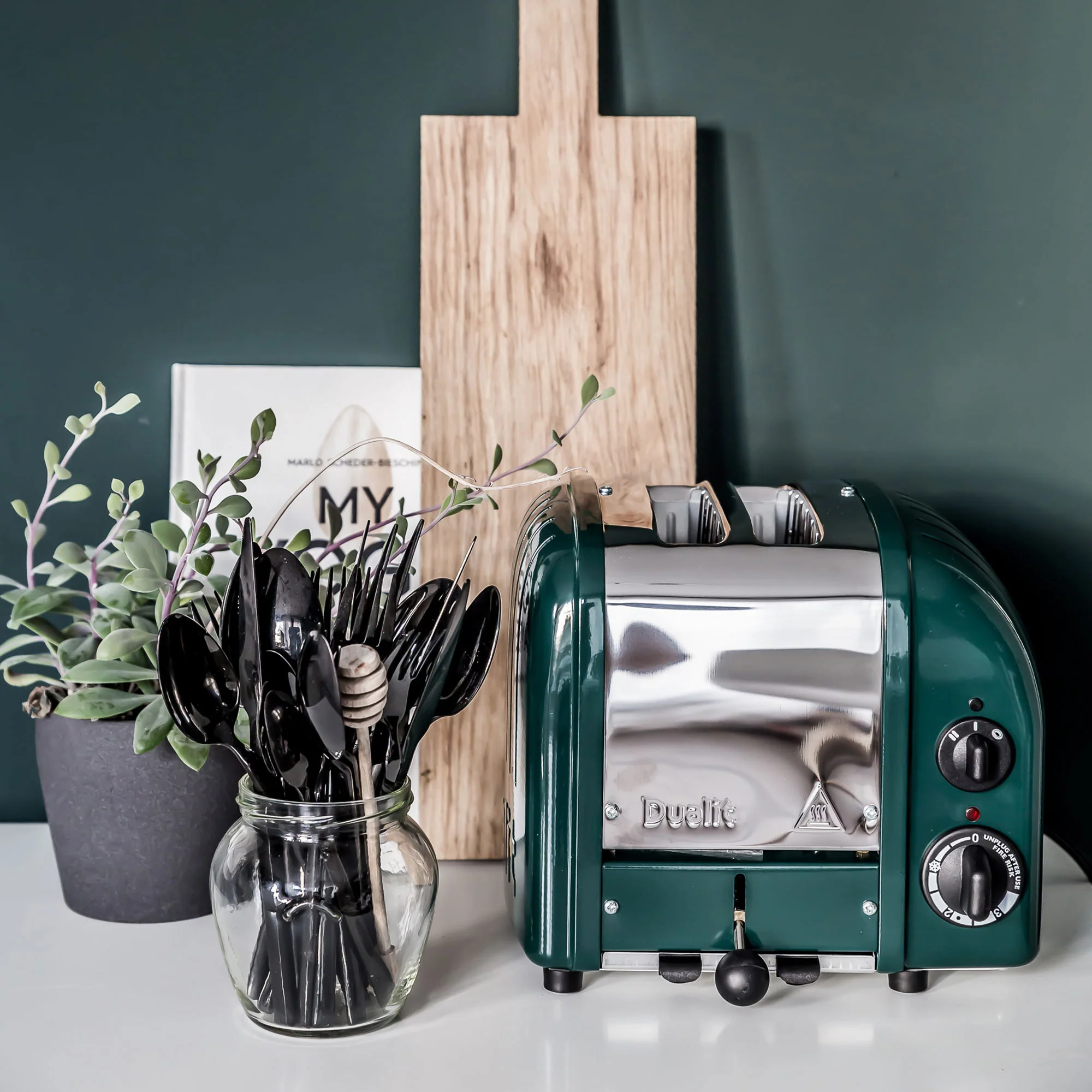 2025 Dualit Toaster Set 3 �C 2-sleuf Toaster met Broodjeshouder en Twee Sandwichklemmen