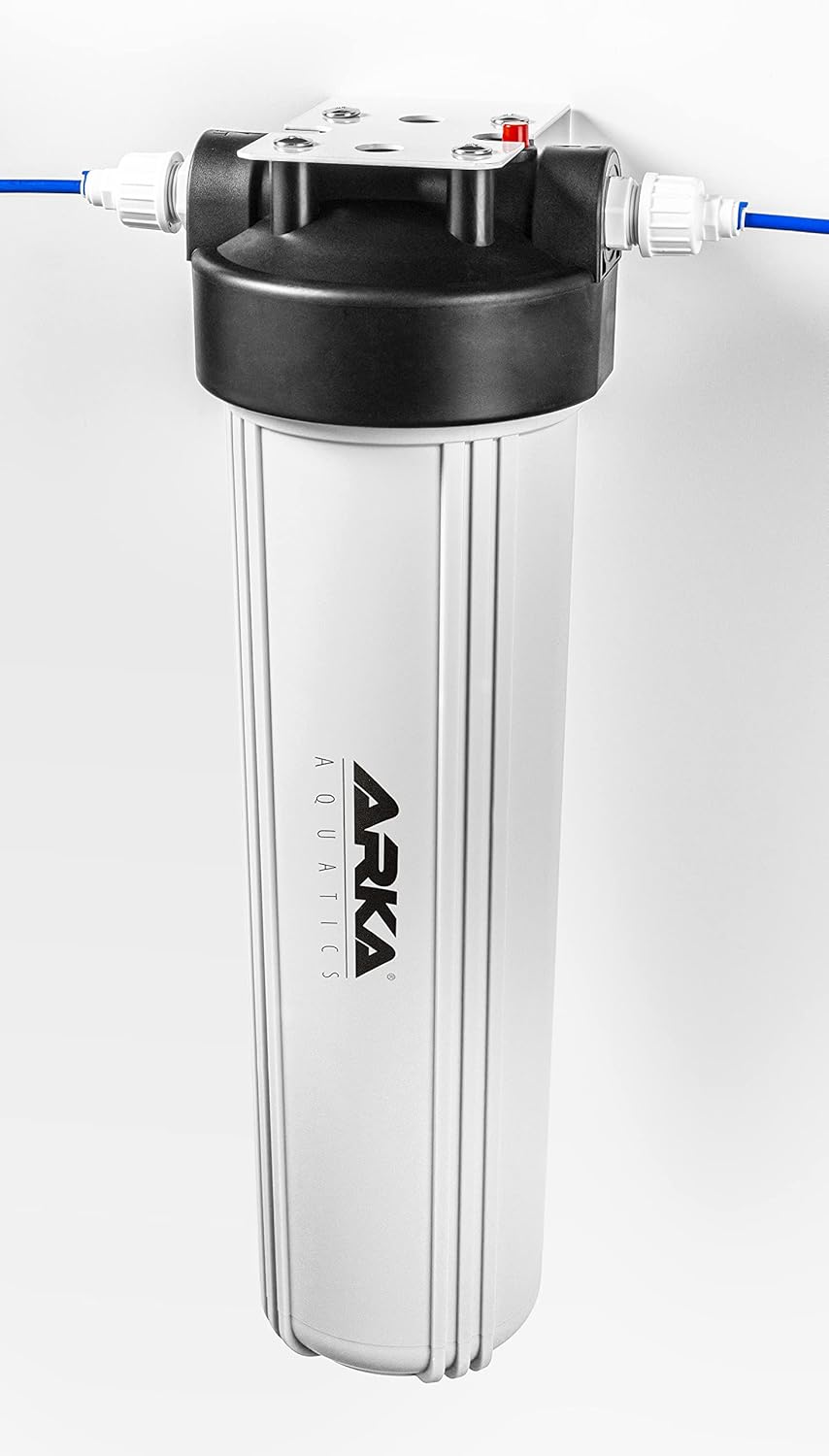 ARKA myAQUA 1900 Umkehrosmoseanlage 1900 L/Tag - Wasserfilter & Enthärtungsanlage, entfernt bis zu 99% Salze, Schadstoffe & Bakterien - Für Aquarien & Haushalt