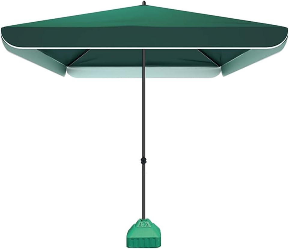 Garten Parasols Terrasse Garten mit Basis, Außenstrandschirm, Schadenstürhöhe einstellbar, rostsicheres Parasol für Verbraucher und kommerzielle Nutzung im Freien Parasole