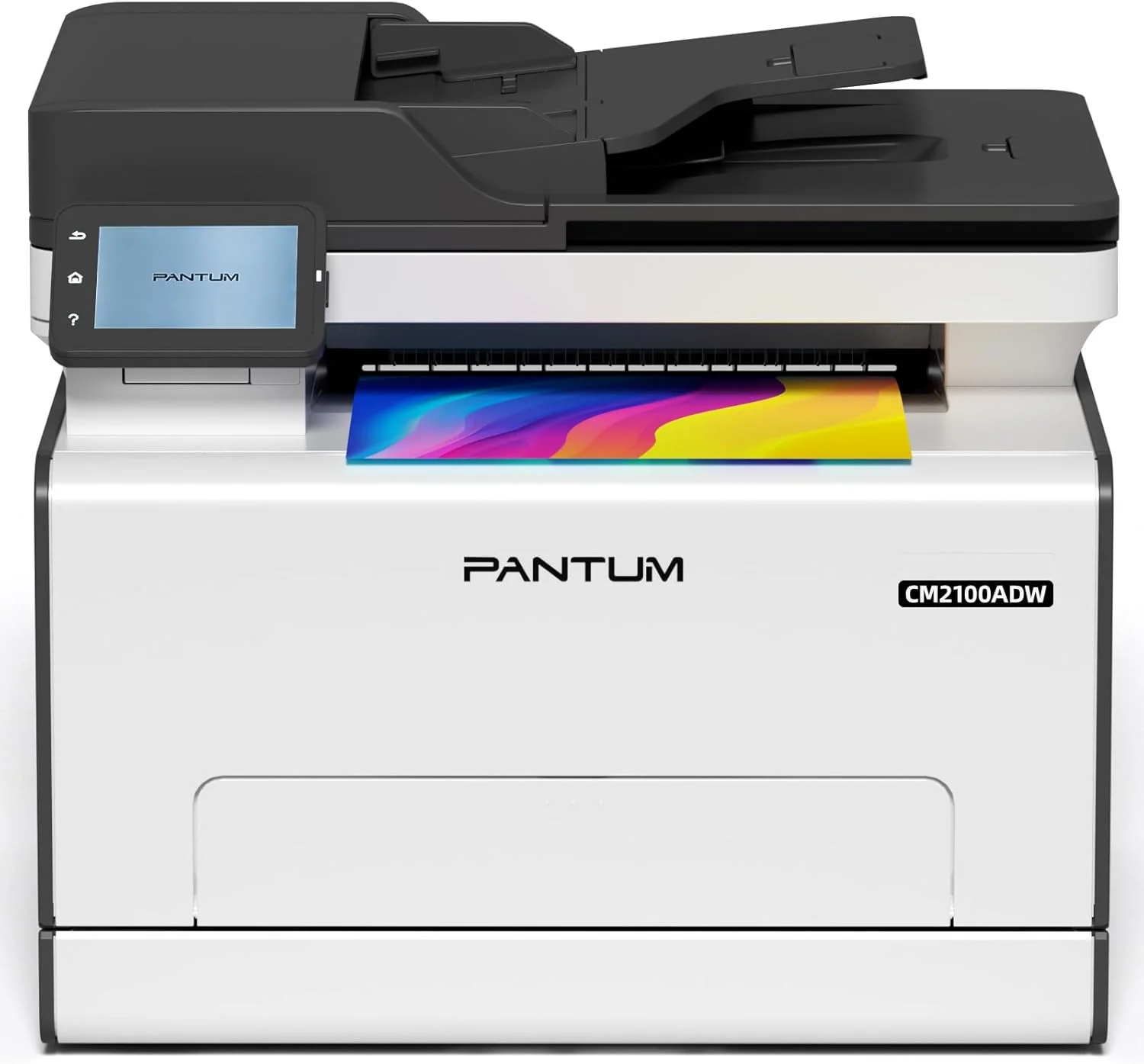 PANTUM CM2100ADW Laserafdruk, kleurenmultifunctionele printer voor afdrukken, kopi?ren en scannen met ADF, automatische dubbelzijdige afdrukken, WLAN NET USB, 20ppm, voor thuis en op kantoor