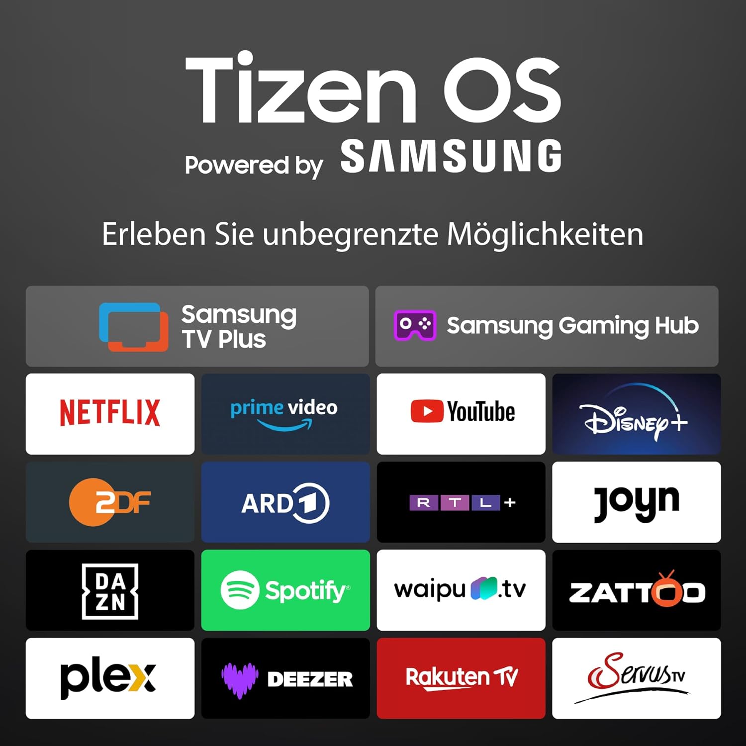 DYON ULTIMAX 43F-TI – 43 Zoll (108 cm) Full-HD Smart TV mit Tizen OS, Triple Tuner (DVB-C/-S2/-T2), Smart & Gaming Hub, Prime Video, Netflix, Disney+ [2025]