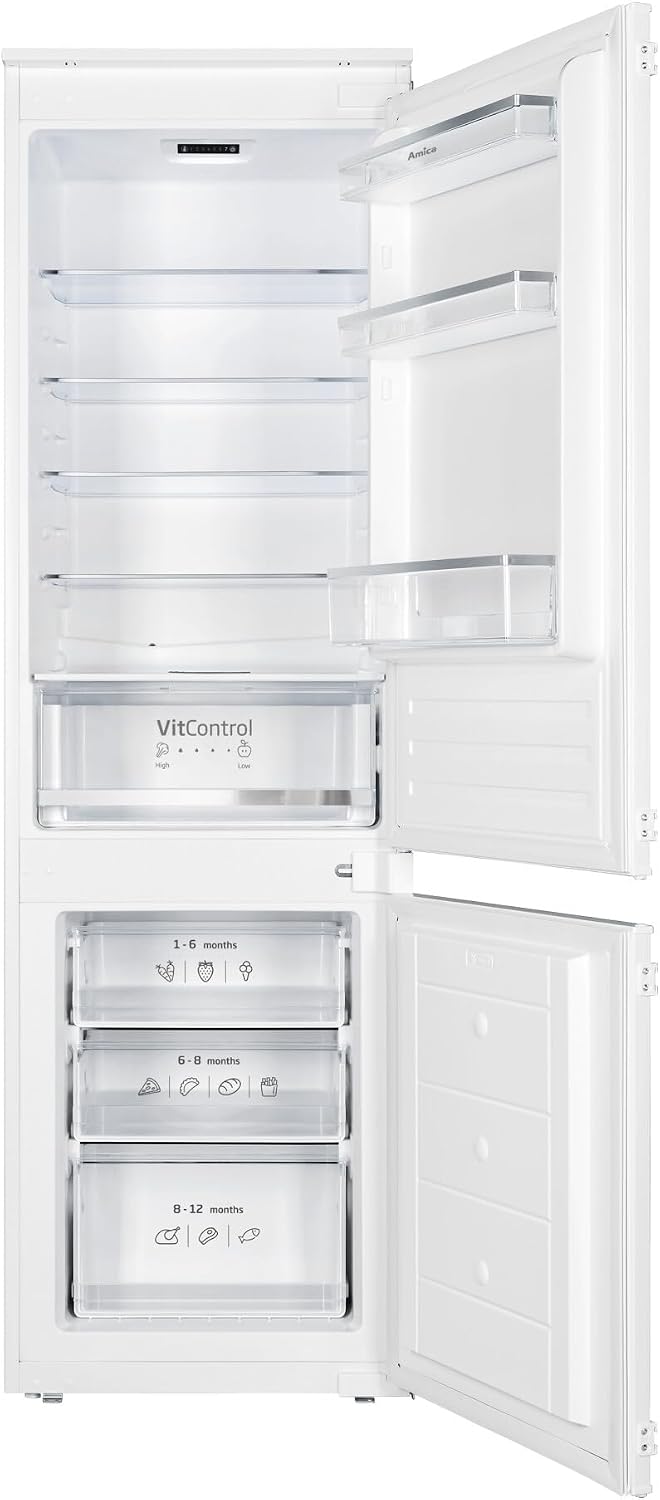 Amica Einbau Kühl-Gefrierkombination 177er Nische 270 Liter Schlepptür-Technik Inverter Kompressor