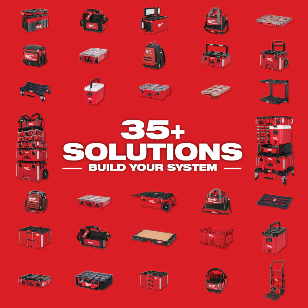 2025 Milwaukee 48-22-8447 3-Laden Multi-Diepte Gereedschapskist PACKOUT