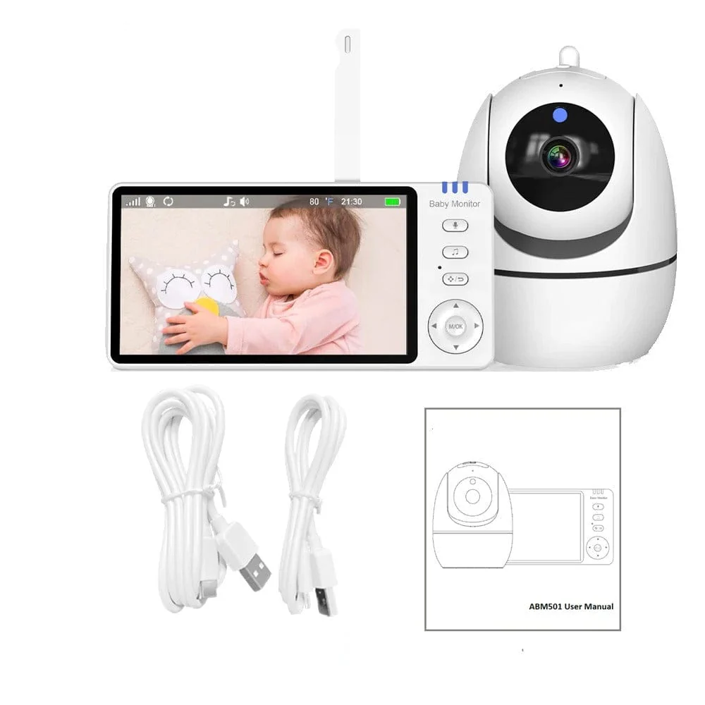 5.0-Inch Video Baby Monitor ¨C Wireless Pan-Tilt Camera