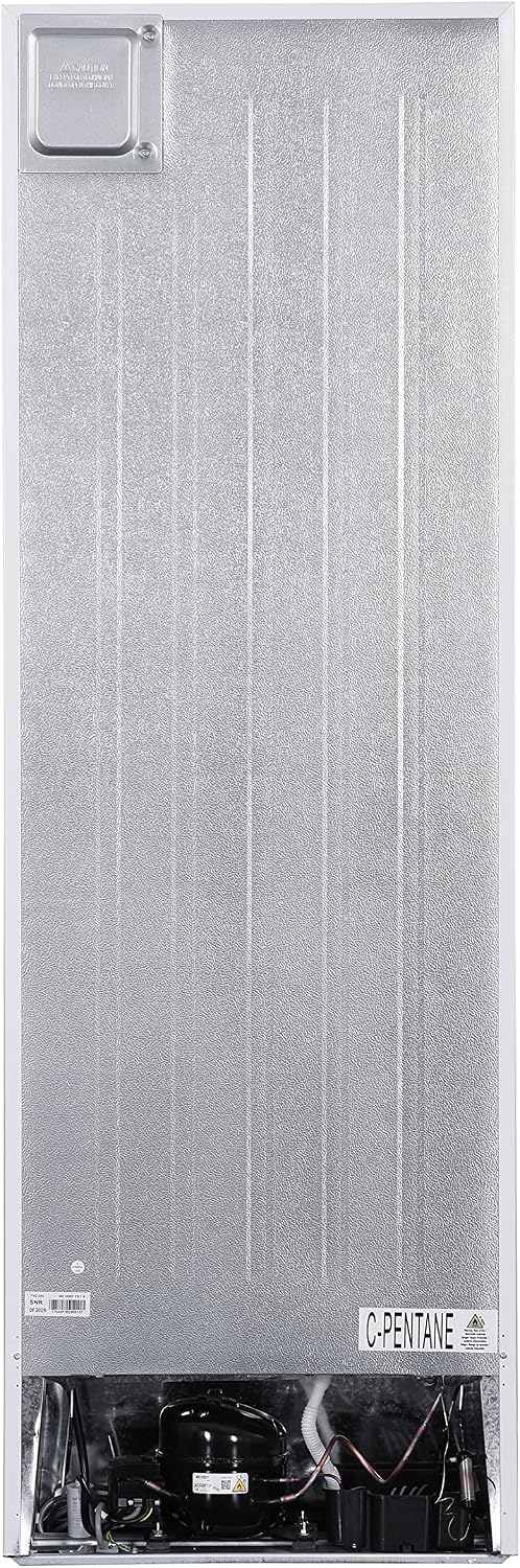 Daya Kombi-Kühlschrank DHCB350NM2WE1, 293 Liter, Klasse E, Total Edelstahl, Farbe Weiß, No Frost, Türen umkehrbar, Autonomie 8 Stunden, 40 dB