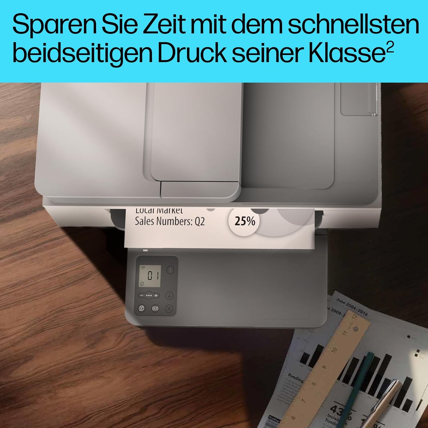 HP LaserJet MFP M235sdw Multifunktions-Laserdrucker Schwarzweiß, Drucken, Kopieren, Scannen, Automat.beidseitiger Druck, Dual-Band Wi-Fi, USB, LAN, HP Smart App, Intelligente Benutzeroberfläche