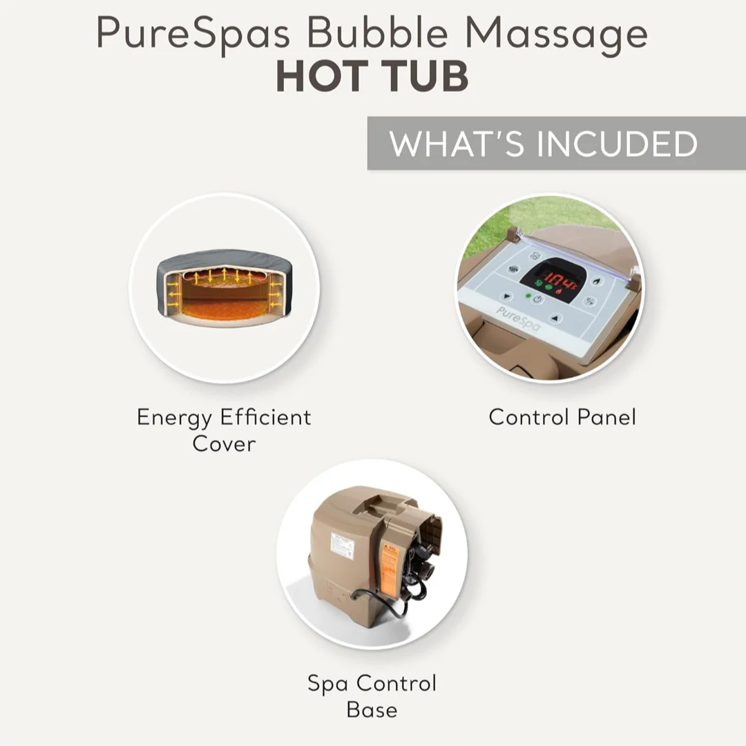 2025 Intex PureSpa Bubble Massage 120 jets opblaasbare whirlpool spa-set