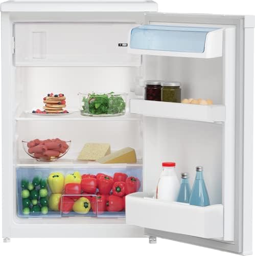 Beko TSE1284N Tischkühlschrank mit 4-Sterne-Gefrierfach, MinFrost, wechselbarer Türanschlag, 114 l Gesamtrauminhalt, 101 l Kühlen, 13 l Gefrieren, Weiß