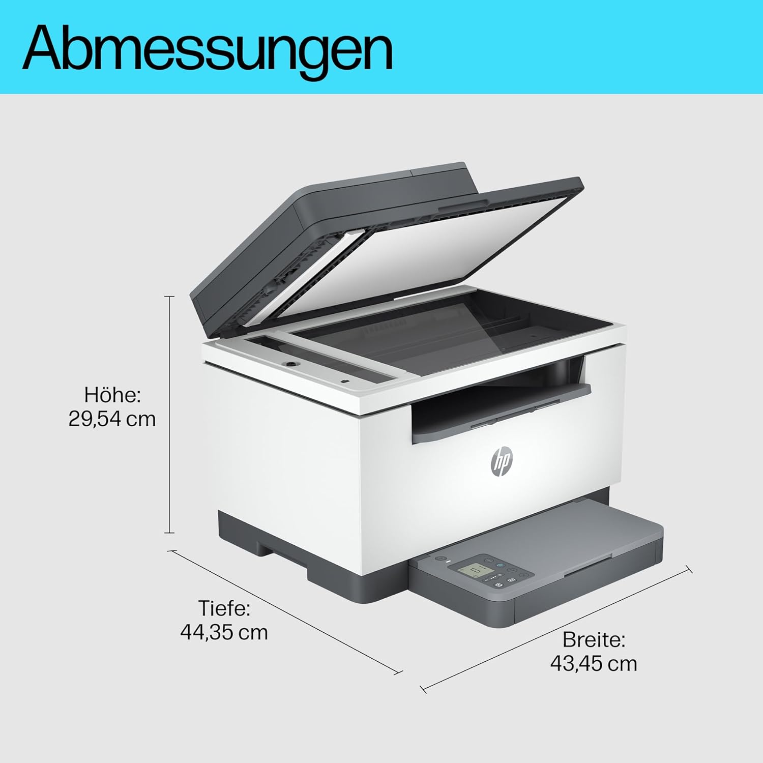 HP LaserJet MFP M235sdw Multifunktions-Laserdrucker Schwarzweiß, Drucken, Kopieren, Scannen, Automat.beidseitiger Druck, Dual-Band Wi-Fi, USB, LAN, HP Smart App, Intelligente Benutzeroberfläche