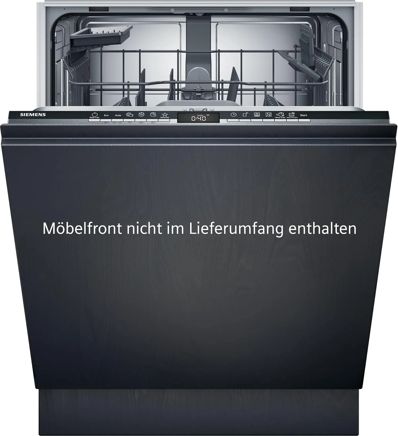Siemens SN63EX06VE, iQ300 Smarter Geschirrspüler, Vollintegrierte Spülmaschine, 60 cm, Besteckschublade, Extra leise, varioSpeed, Automatische Türöffnung, Dreifach rackMatic, infoLight, intesiveZone