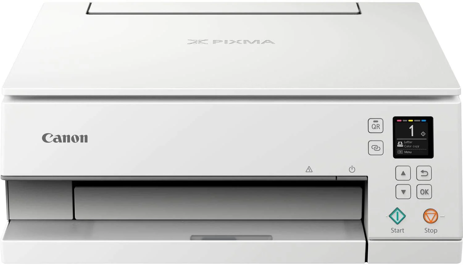 Canon PIXMA TS6350a printer, kleureninkjet multifunctioneel apparaat DIN A4 (fotoprinter, scanner, kopieerapparaat, OLED, 4.800x1.200 dpi, USB, WLAN, 5 afzonderlijke inkten, dubbelzijdig afdrukken, 2 papierladen), zwart