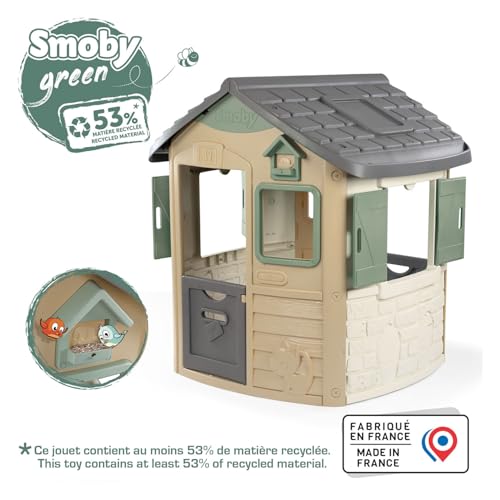 Smoby   Casetta Jura Lodge Green   realizzata in plastica riciclata,   2 anni : Amazon.it: Giochi e giocattoli