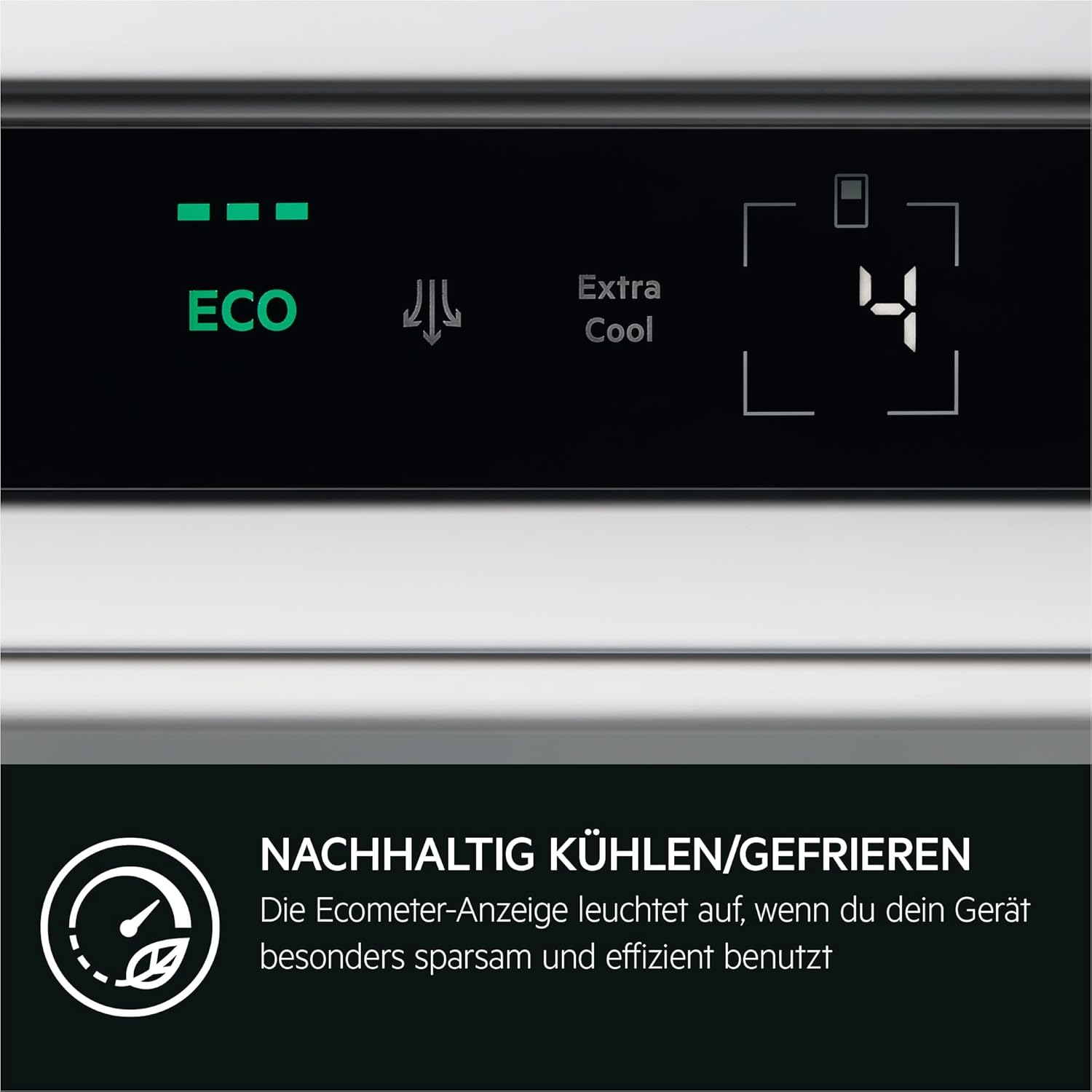 AEG Einbaukühlschrank 178x56 cm, Serie 6000 DynamicAir-gleichmäßige Kühlung je Ebene, 307 L Kühlen, CustomFlex – flexibles Türablagesystem, ExtraZone - zusätzlicher Kühlraum, Festtür, B, TK6FS181B