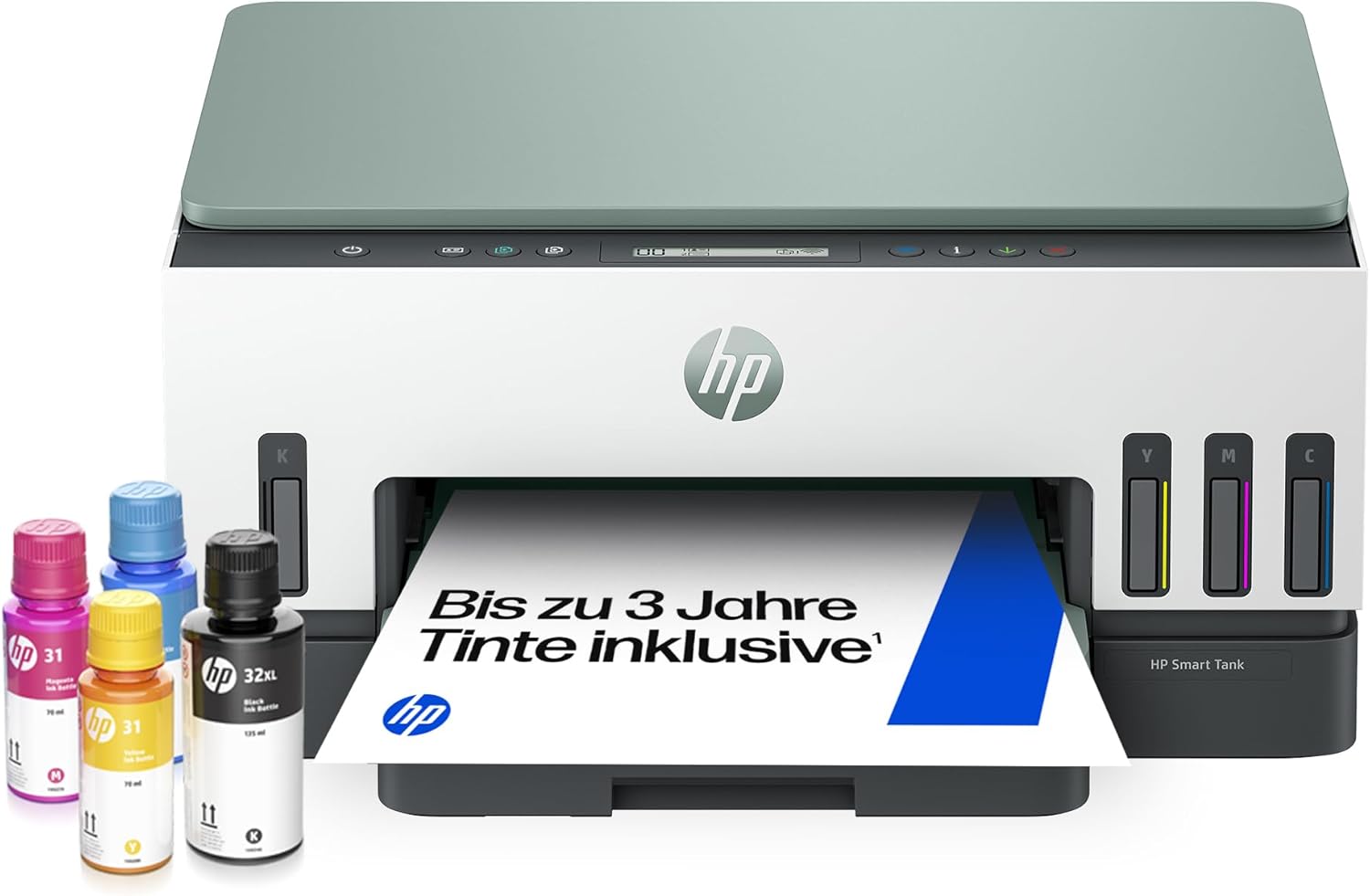 Smart Tank 7007 3-in-1 Multifunktionsdrucker (WLAN; Duplex-Druck) – 3 Jahre Tinte inklusive, 3 Jahre Garantie, großer Tintentank, hohe Reichweite, Drucken in hoher Qualität