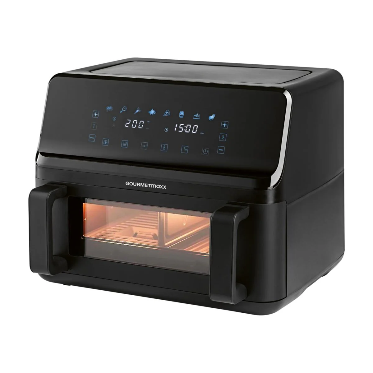 GOURMETmaxx heteluchtfriteuse met variabele kamer 15443, 9l 2700W digitaal - B-keus zeer goed