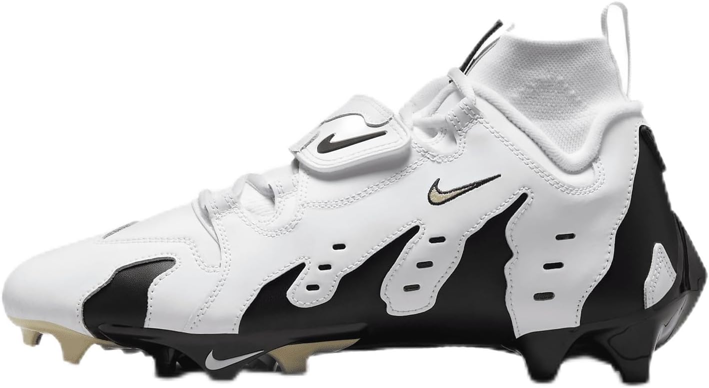 Nike Diamond Turf 96 TD Fußballschuhe (HJ3360-100, Weiß/Schwarz/Team Gold)