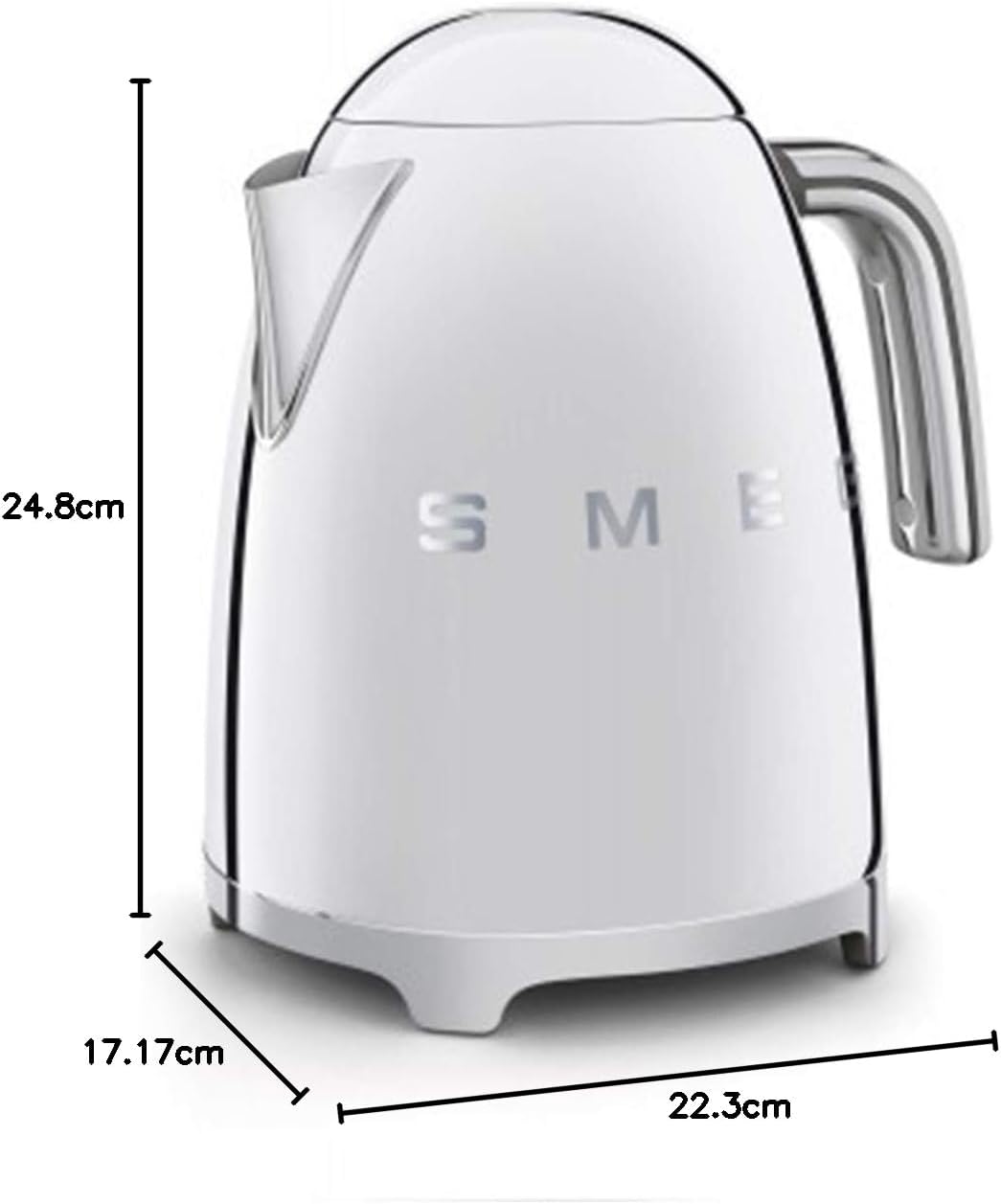 Smeg, 2x2 TSF01CREU -Toaster, 2 Schlitze für 2 Scheiben, 6 Vergoldungsniveaus, Heizfunktion, Abtau- und Bagel- Funktion, Sammelschublade, 950W, Creme