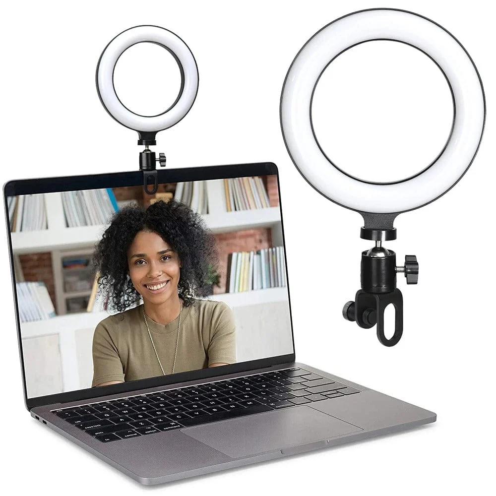 6.3-Inch LED Ring Light Round Lamp for Selfie & Live Streaming