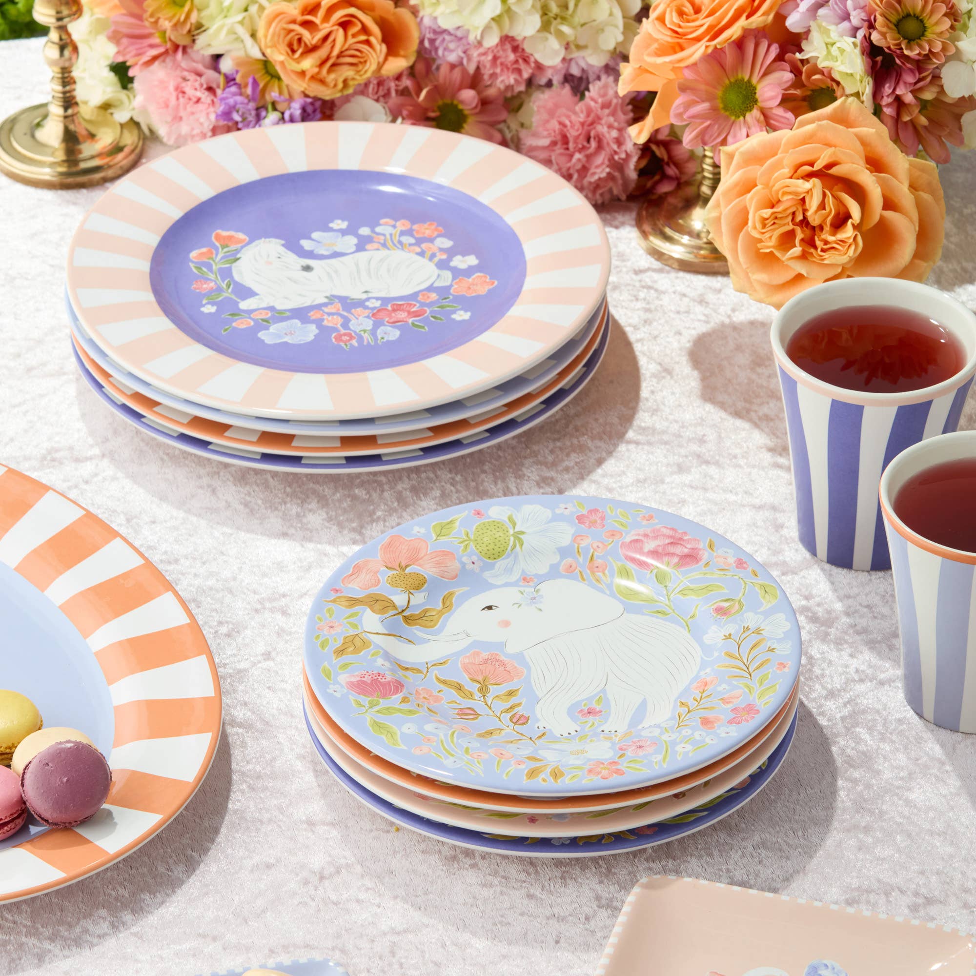 Giraffe Menagerie Salad Plate 9
