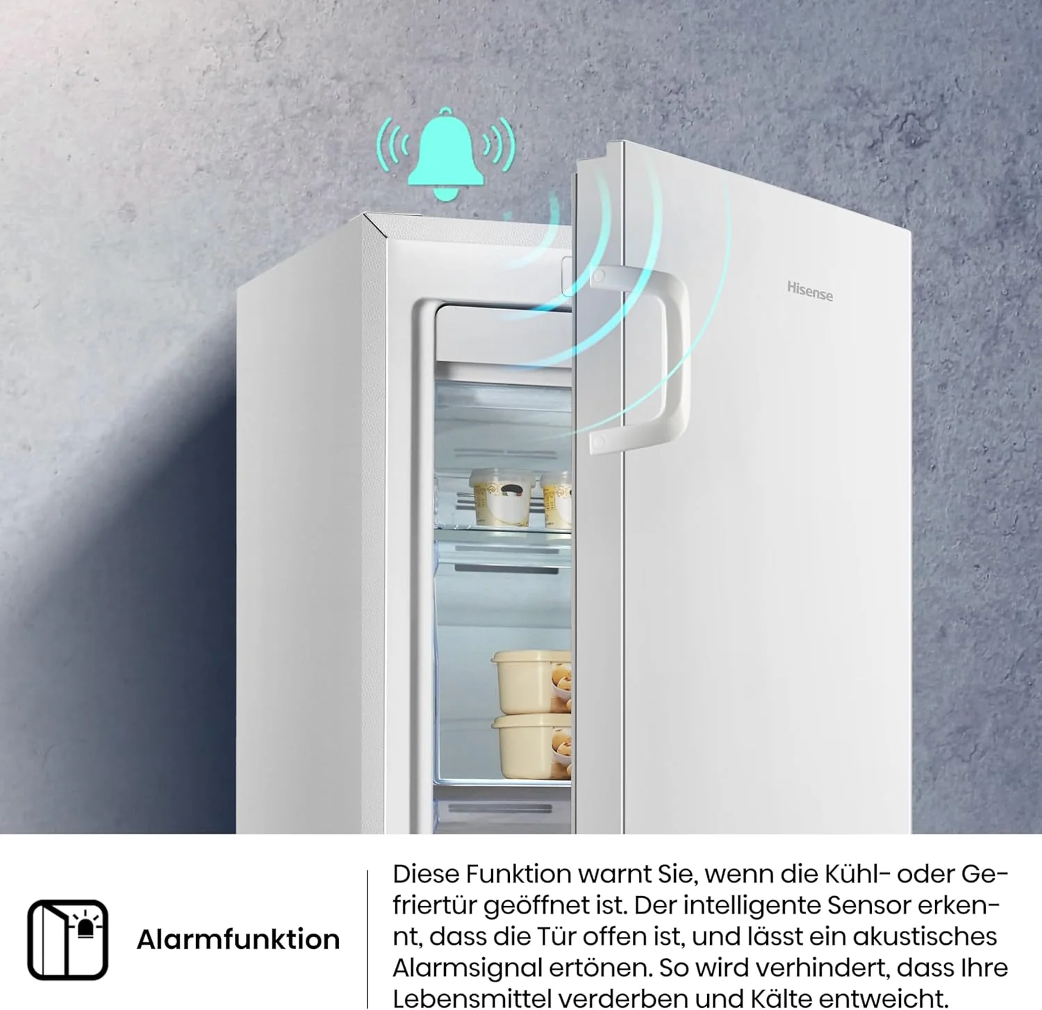 Hisense FV191N4AW2 Vriezer/ TotalNoFrost/ SuperFreeze/ Deuralarm/ Multiflow 360��/ BigBox/ 143,4 cm/ Vriesgedeelte 147 l/ 41 dB/ 205 kWh/Wit