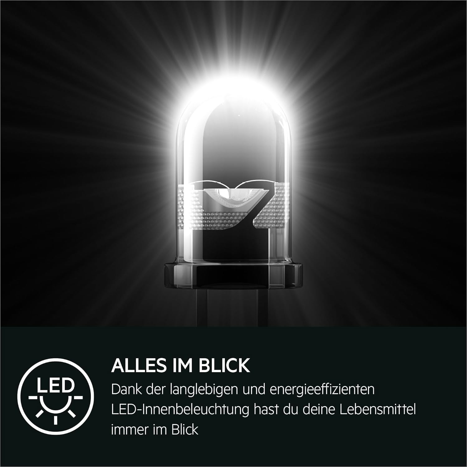 AEG OSF6I82EF Unterbau-Kühlschrank / 820 mm / 4-Sterne-Gefrierfach / 111 L/Festtür/E