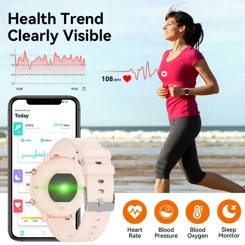 Lunessa Women's Fitness Health Smartwatch