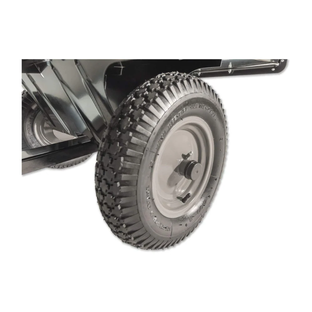 Utility Tow Behind Steel Dump Cart, 750 Pound Capacity