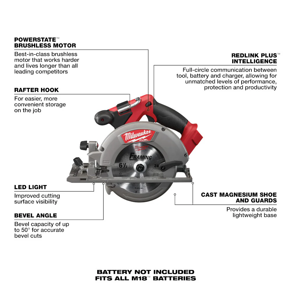 2025 Milwaukee 3697-27 M18 Fuel 7-Delige Compleetset