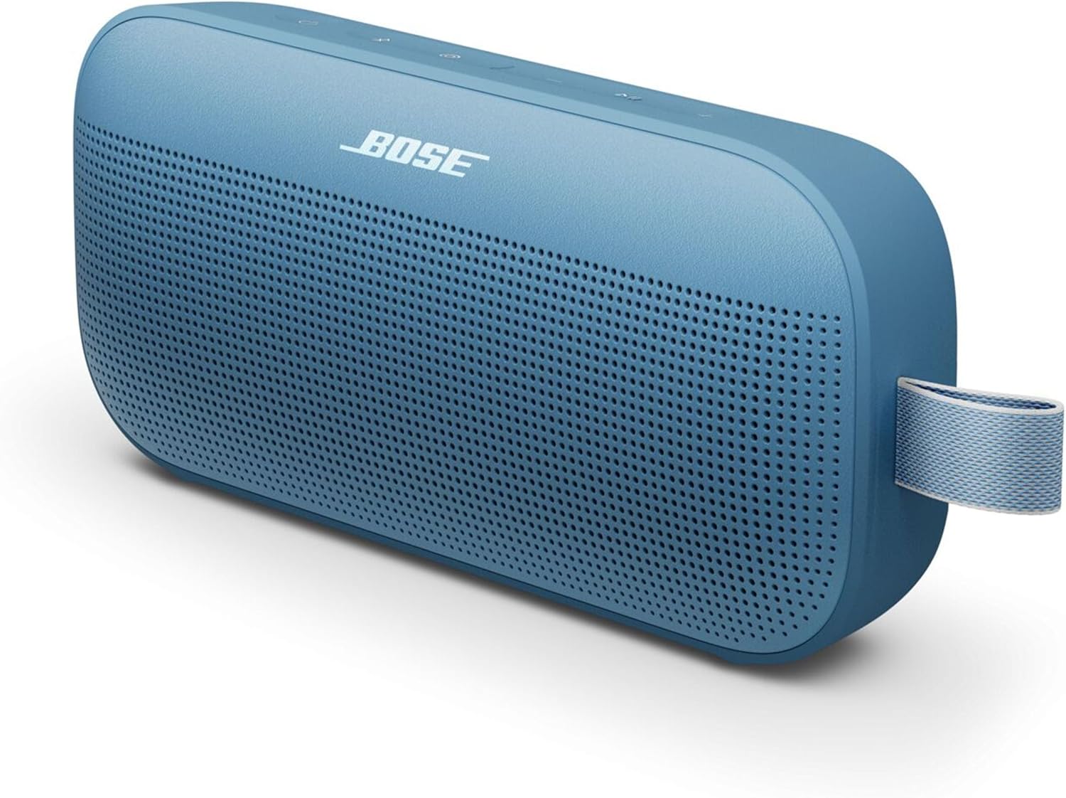 Bose SoundLink Flex Tragbarer Bluetooth-Lautsprecher (2. Gen.), Tragbarer Außen-Lautsprecher mit naturgetreuem Klang, bis zu 12 Stunden Akkulaufzeit, staubdicht und wasserdicht, Schwarz