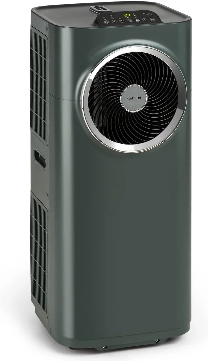 Klarstein Mobile Klimaanlage mit Abluftschlauch, 5-in-1 Klimager?t, Ventilator, Luftentfeuchter, Luftreiniger & Nachtmodus, App-Steuerung, Kleine & Portable, f��r Wohnung & B��ro, 12000 BTU