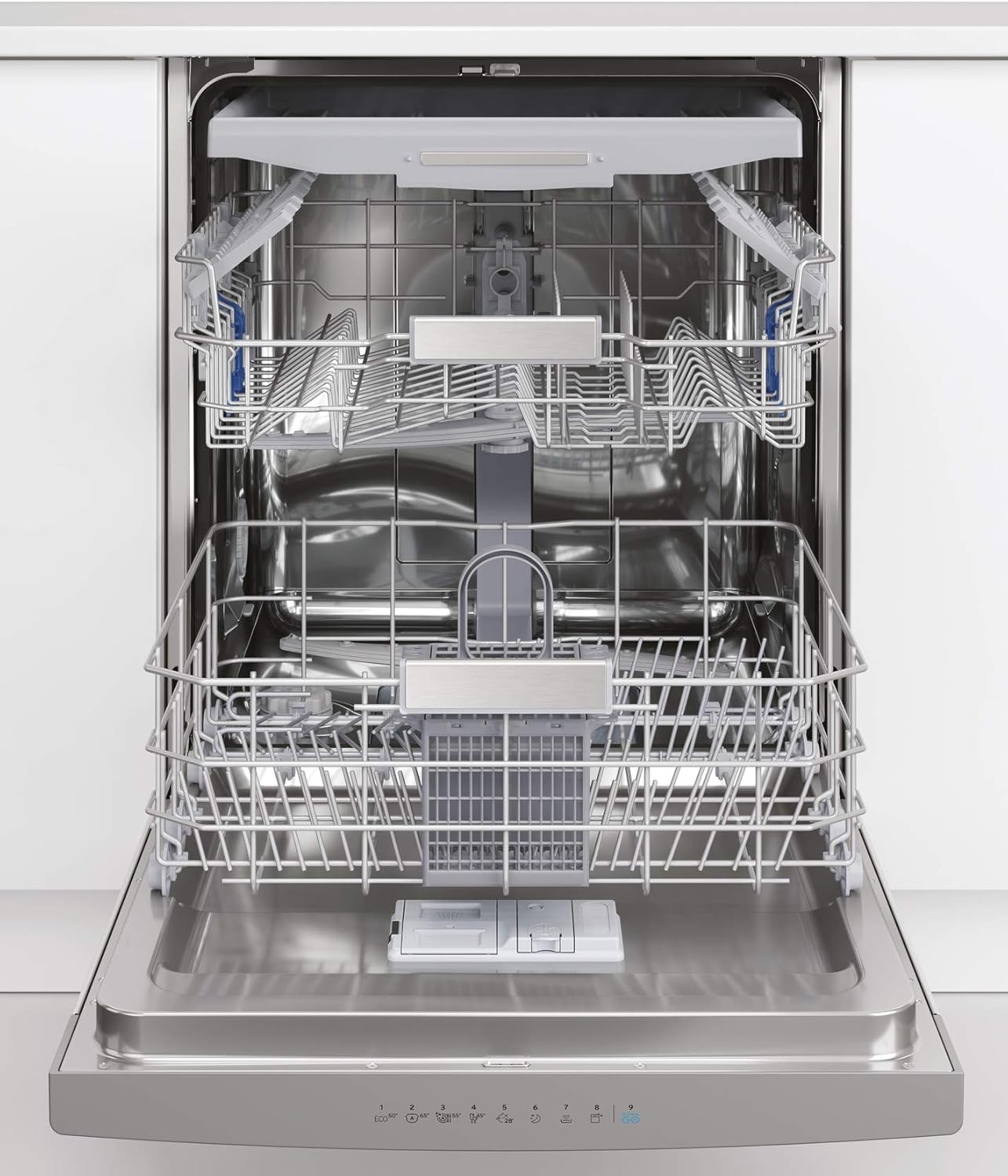 Privileg RUO 3T133 A F X Unterbau-Geschirrspüler 60 cm / 14 Maßgedecke / Fast&Clean 28’ / Auto Door / Push&Go / Option Multizone / Startzeitvorwahl / Vollwasserschutz [Energieklasse D]